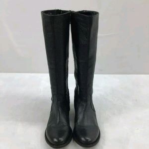 Steve Madden Black Leather Tall Boot 9.5